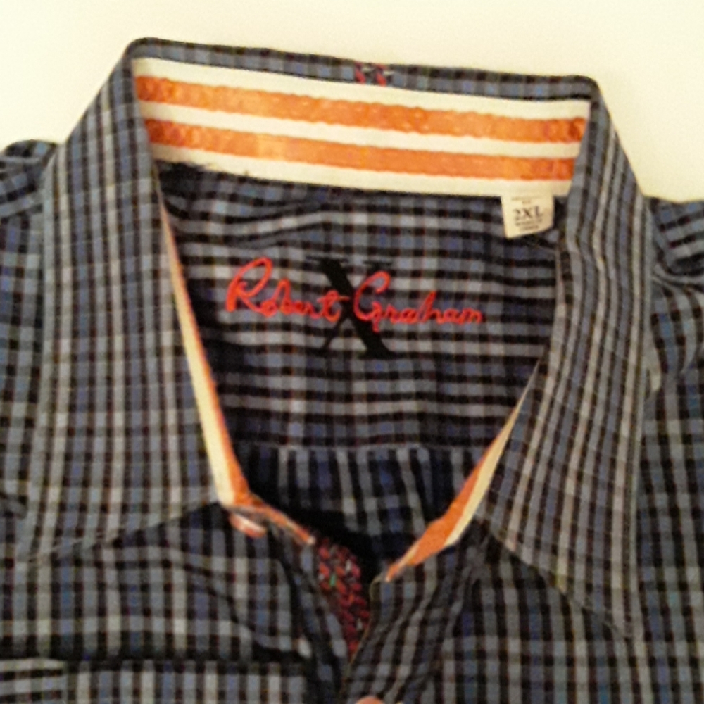 ROBERT GRAHAM MEN'S SHIRT SZ 2XL - Picture 2 of 4